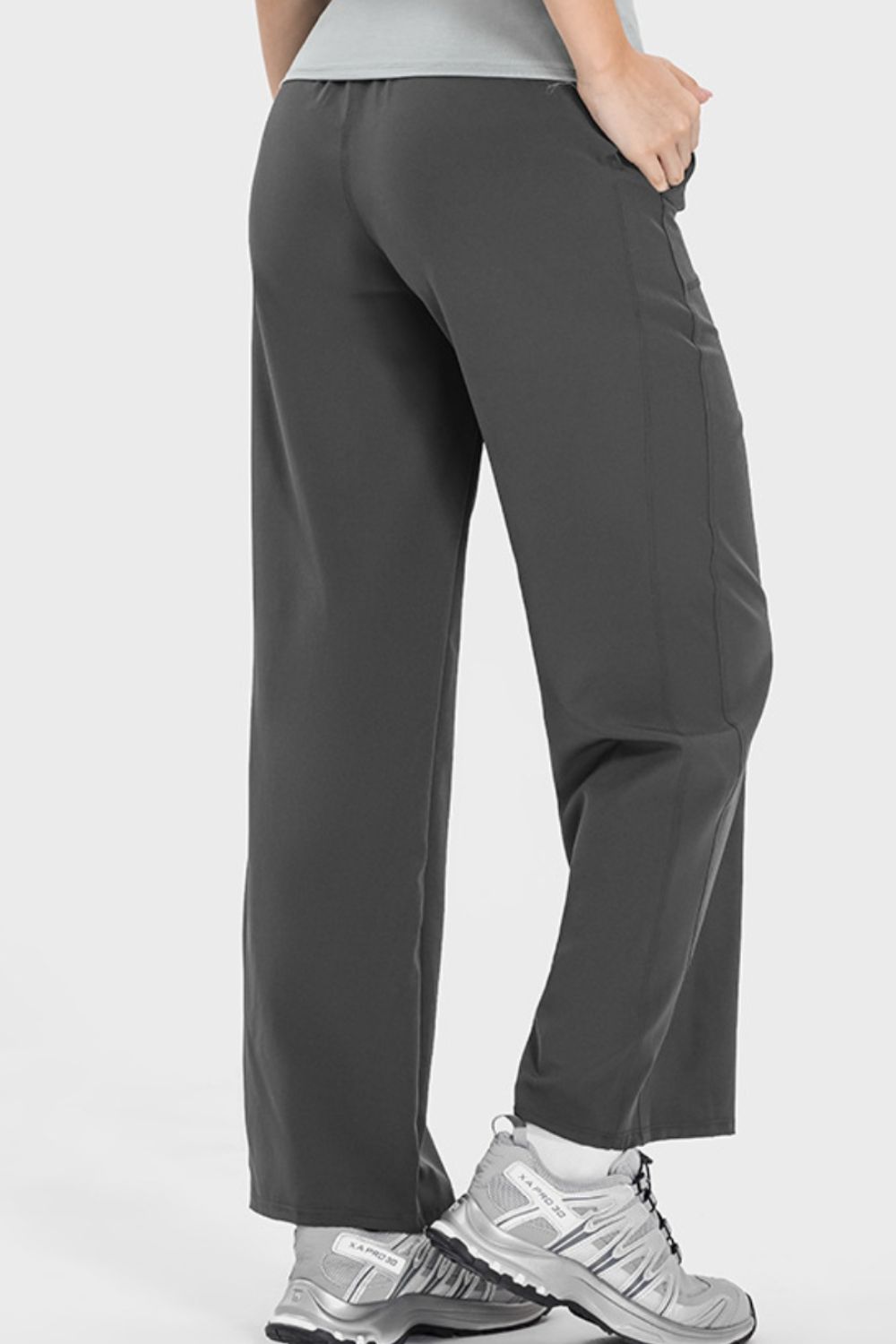 Drawstring Pocketed Active Pants