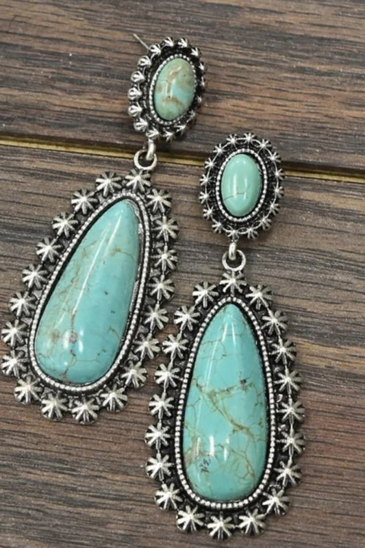 Artificial Turquoise Earrings