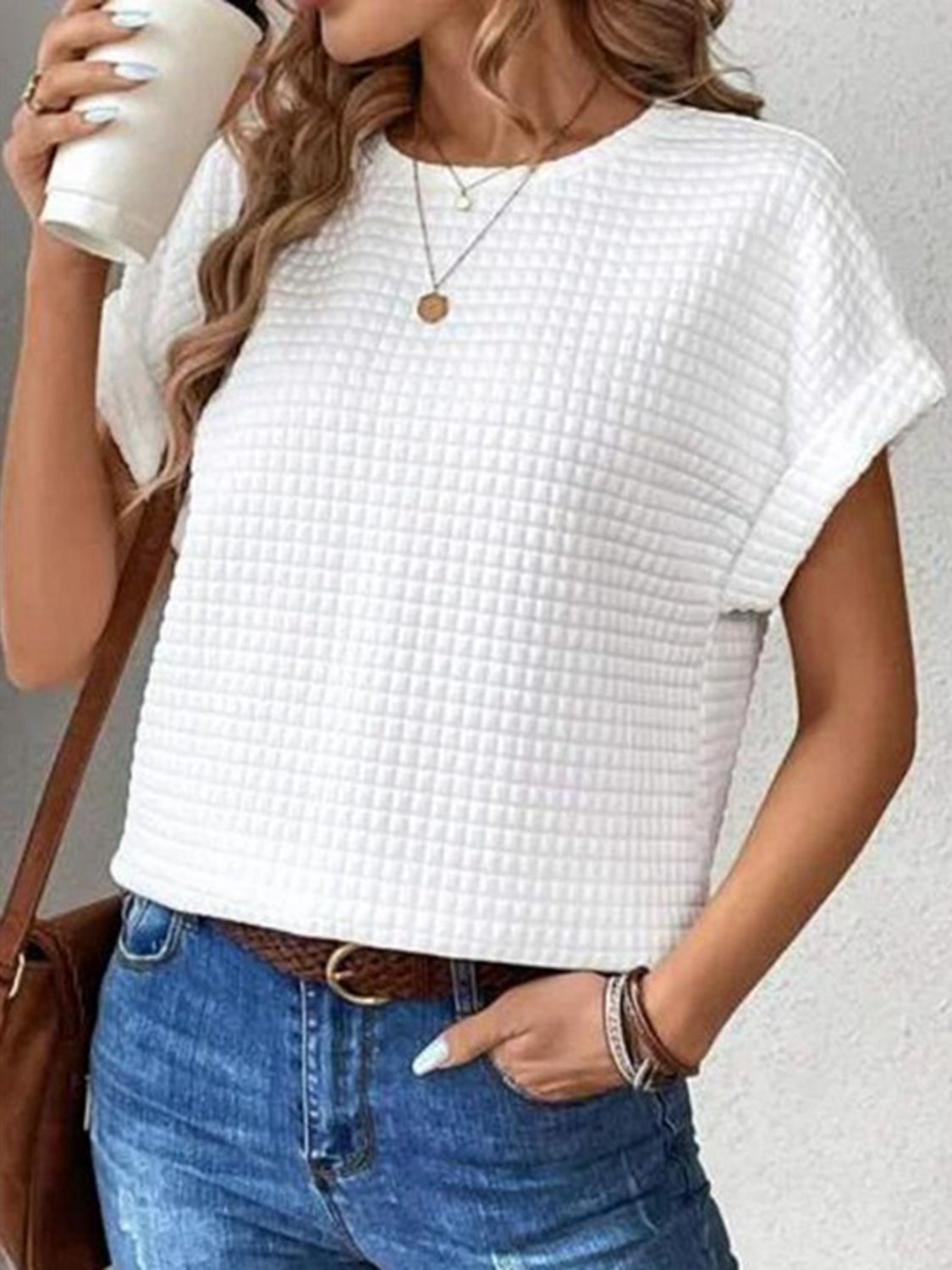 Round Neck Short Sleeve T-Shirt