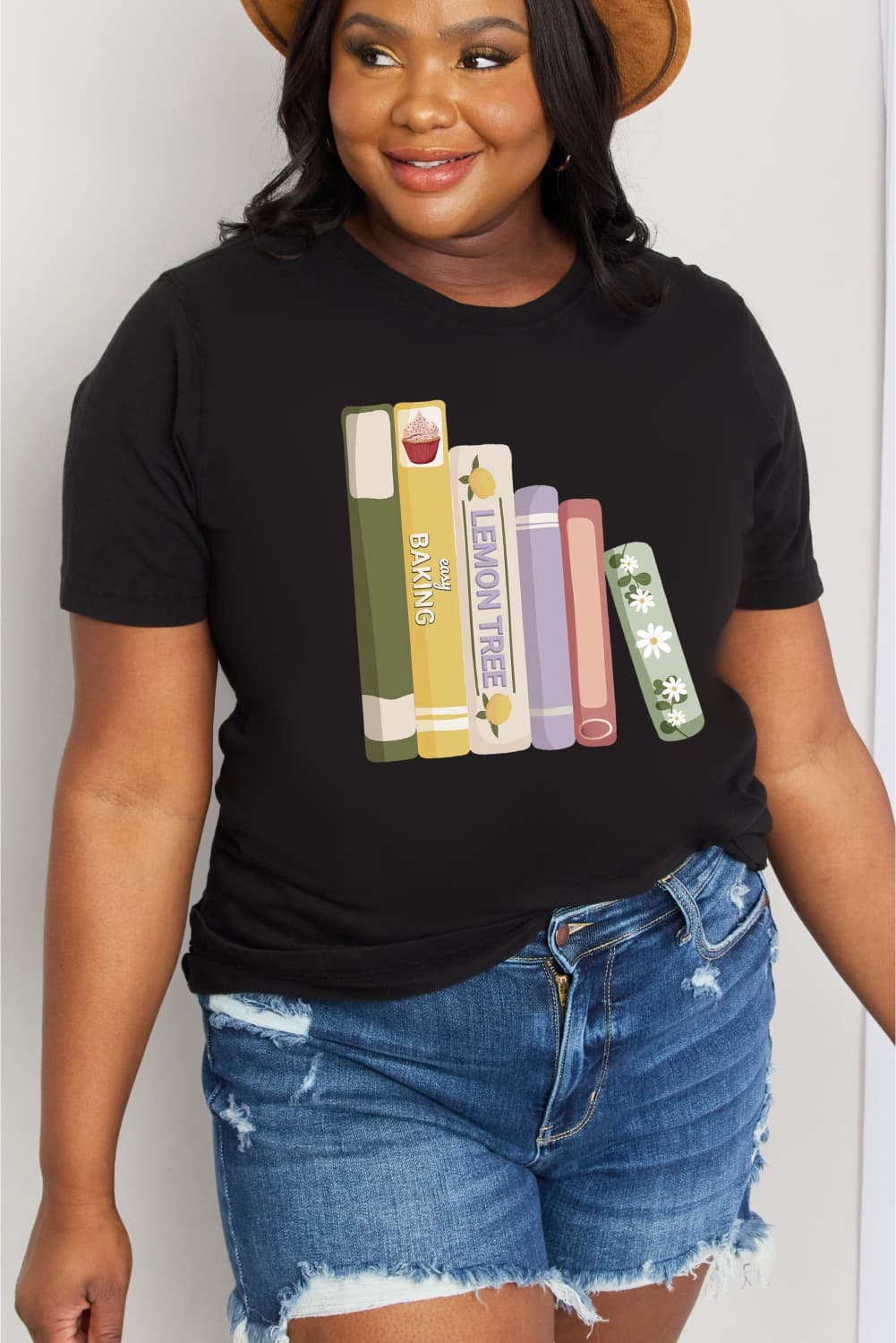 Simply Love Full Size EASY BAKING Graphic Cotton Tee